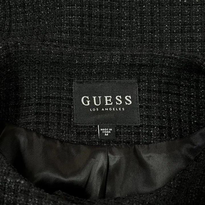 [BUNJANG] GUESS Tweed Jacket / [M] GUESS 정품 게스 골드 버튼 트위드 자켓