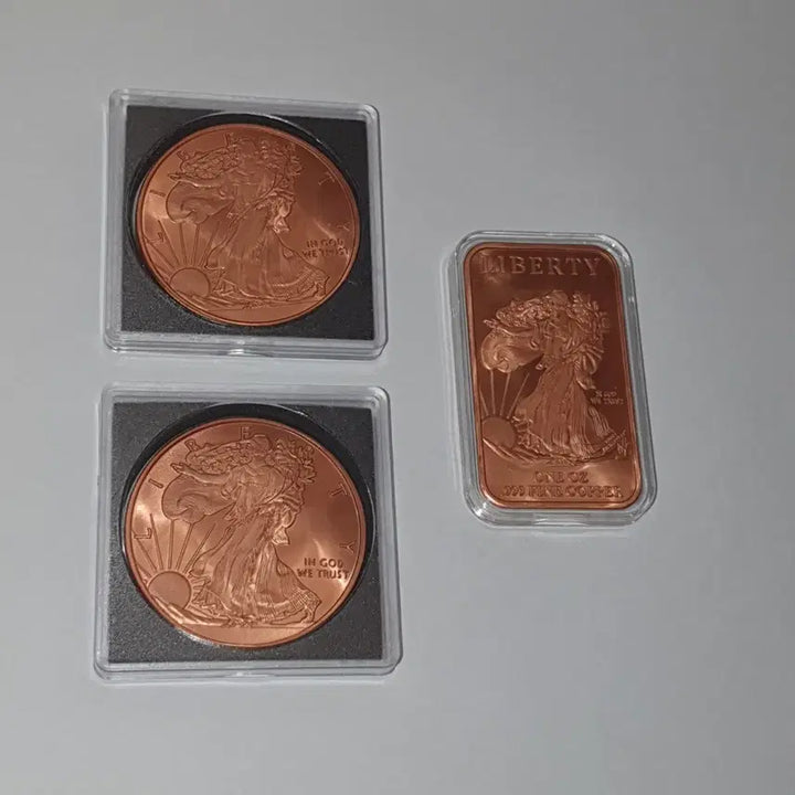 [BUNJANG] American Walking Liberty 1oz Copper Coin / 미국 워킹 리버티 1온스 구리동전 구리바 99.9%순동