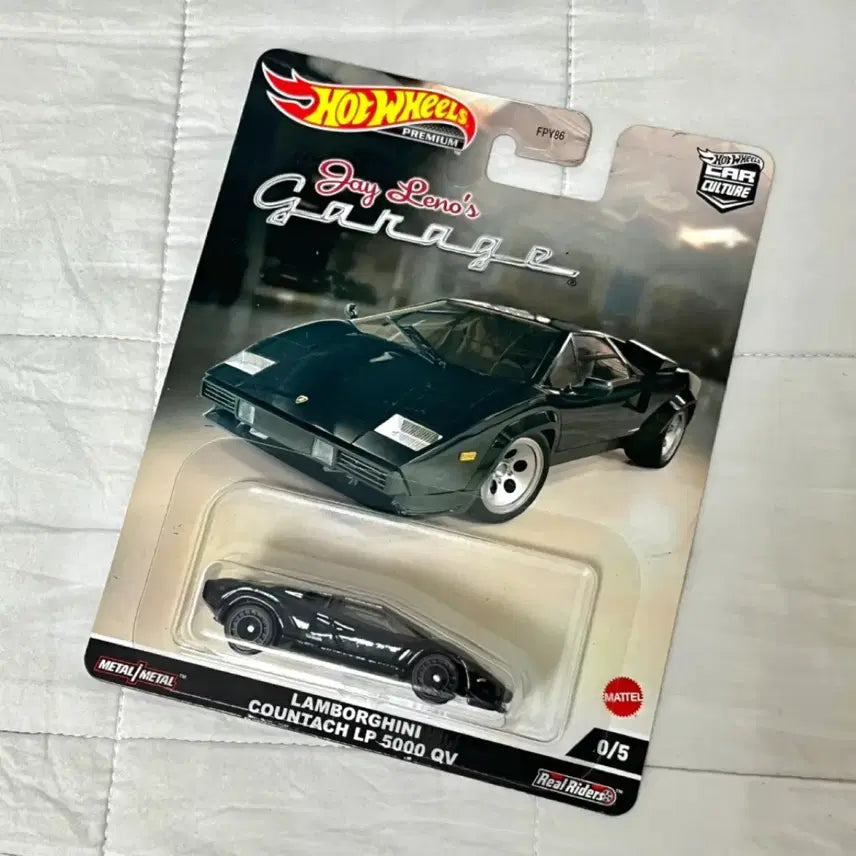 [BUNJANG] Hot Wheels Premium Lamborghini Countach LP5000 QV Chase Car / 핫휠 프리미엄 람보르기니 쿤타치 LP5000 QV 체이스카