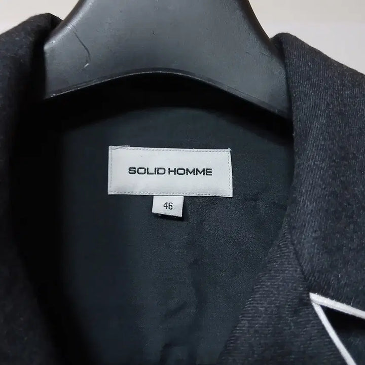 [BUNJANG] Solid Homme Long Sleeve Piping Shirt Black / 솔리드 옴므 긴팔 파이핑 셔츠 95 남자