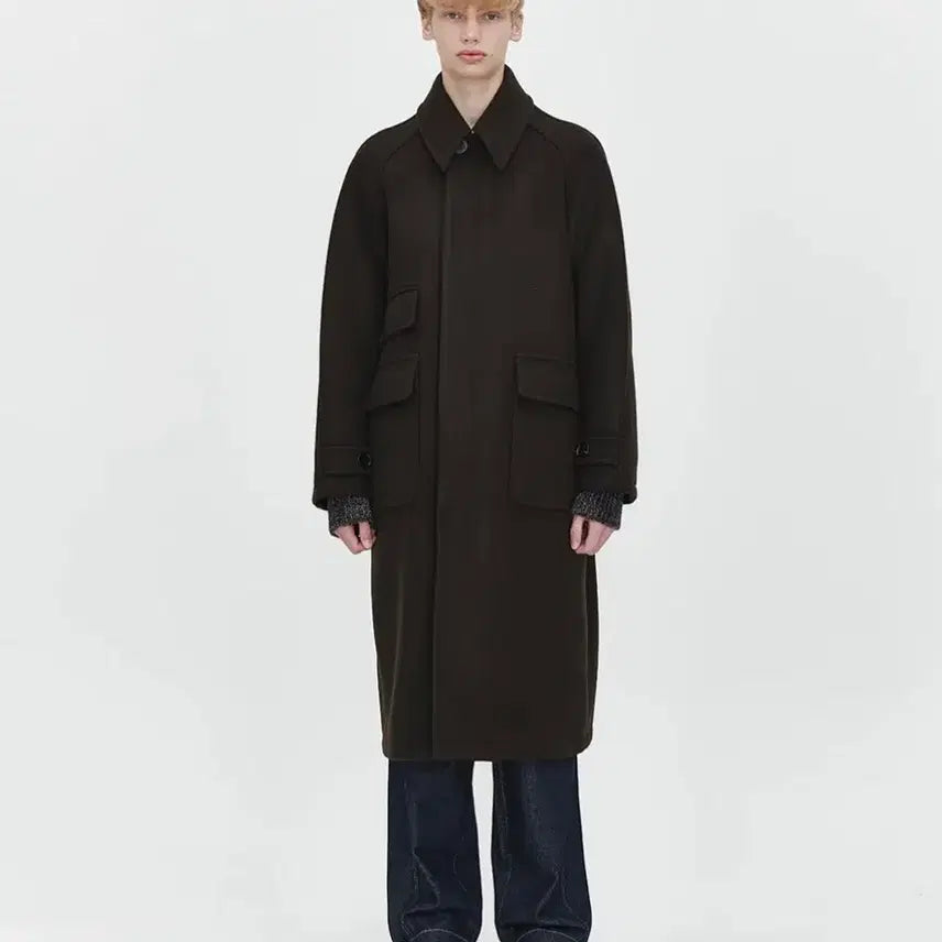 [BUNJANG] Afterpray Tourist Balmacaan Brown L Coat / 애프터프레이 투어리스트 발마칸 브라운 L