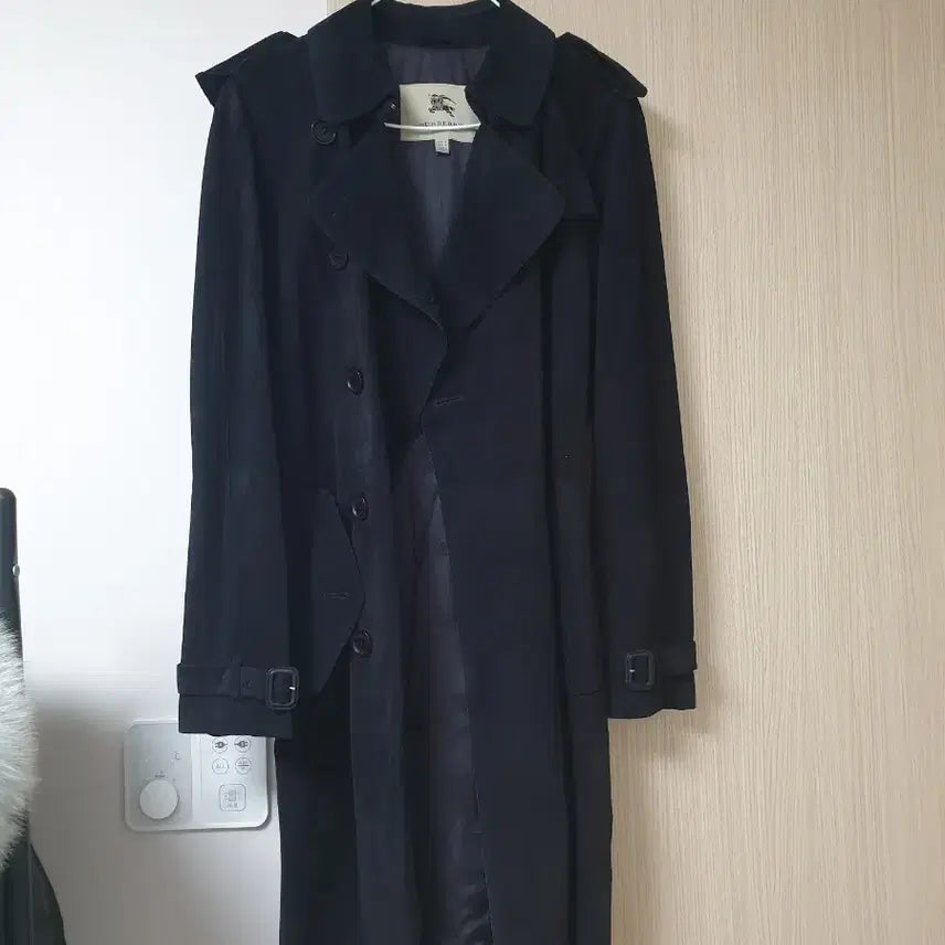 [BUNJANG] Burberry Suede Trench Jacket / 55) 버버리 스웨이드 트렌치자켓