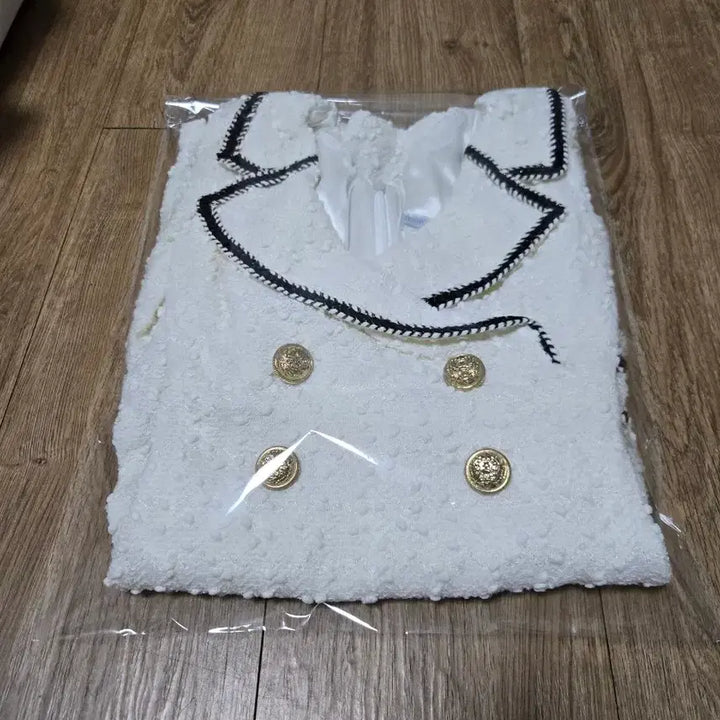 [BUNJANG] Jessica J White Boucle Dress / 새상품  제시카 제이 /  화이트  부글 미니 원피스