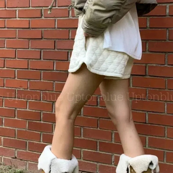 [BUNJANG] Diamond Quilted Short Pants / 다이아 누빔 숏팬츠 (새상품)