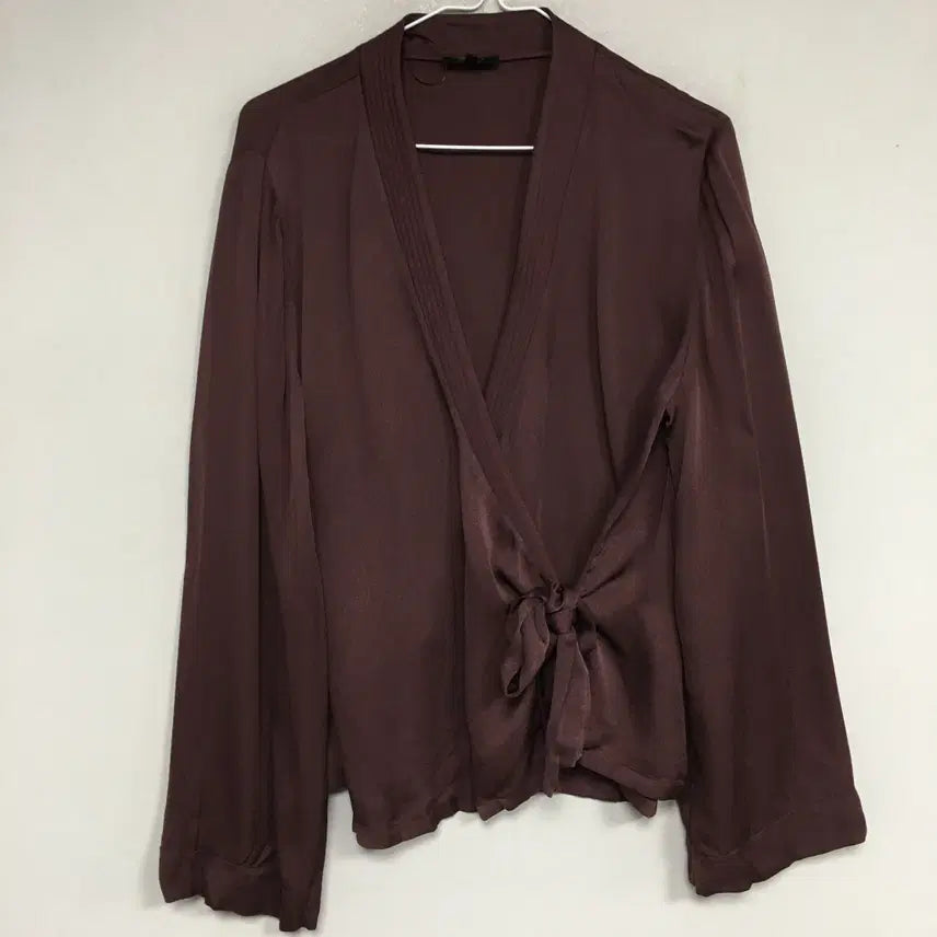 [BUNJANG] Massimo Dutti Wrap Shirt Blouse M / 마시모두띠 랩 셔츠 블라우스 M
