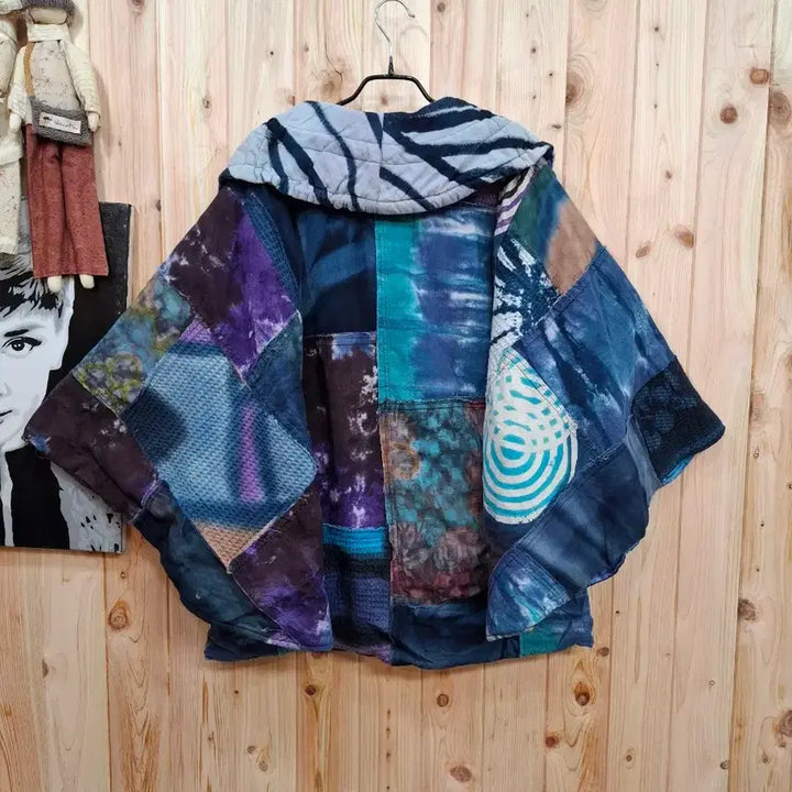 [BUNJANG] Japanese Indigo Fabric and Boro Patchwork Jacket / 새제품)일본 전통 인디고 패브릭과 보로(Boro) 패치워크  자켓