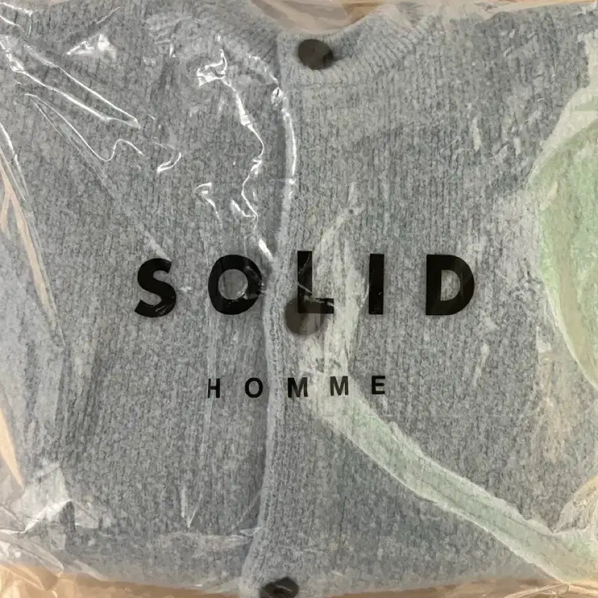 [BUNJANG] Solid Homme Round Neck Cardigan / 솔리드옴므 25fw / 라운드넥 가디건 / 52