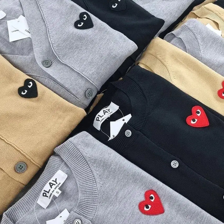 [BUNJANG] Comme des Garçons Wool Cardigan / 꼼데가르송 여성용 라운드& 남여공용 V넥 가디건