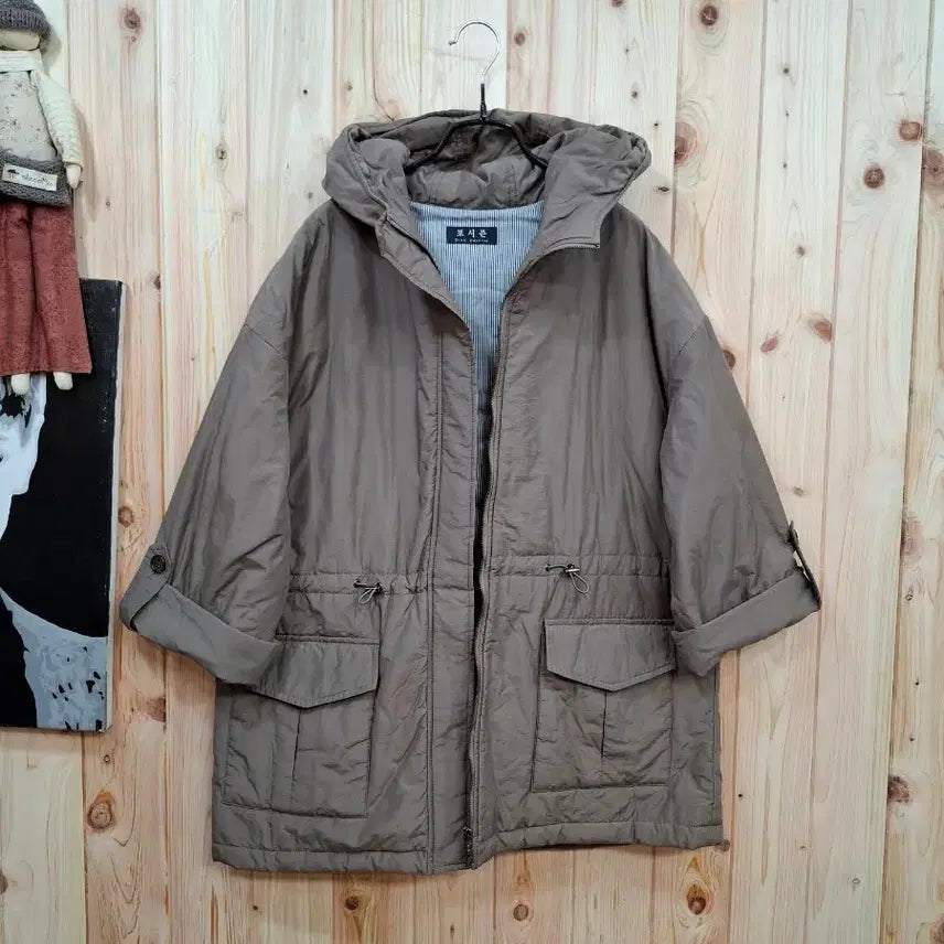 [BUNJANG] Roll-Up Hooded Jacket / 롤업 후드 자켓