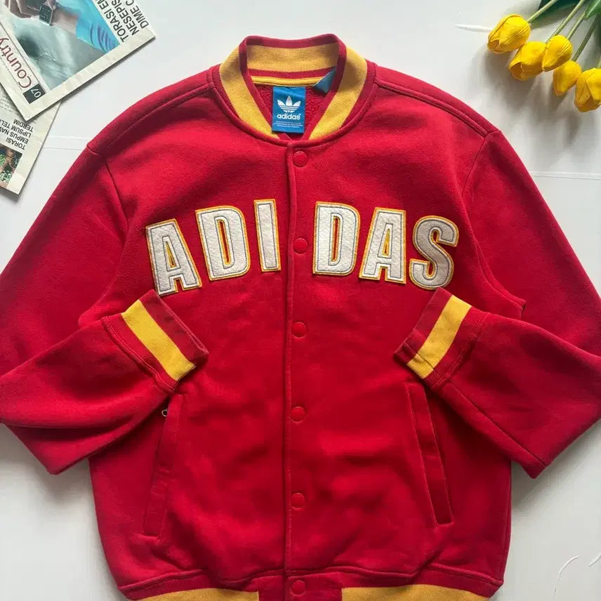 [BUNJANG] Adidas Big Logo Varsity Jacket / adidas 아디다스 빅로고 바시티 점퍼