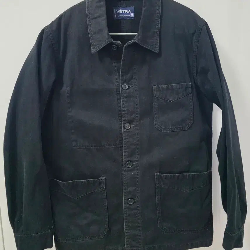 [BUNJANG] Vetra Vintage Black French Work Jacket / 베트라 블랙 빈티지 워크 프렌치 자켓 100