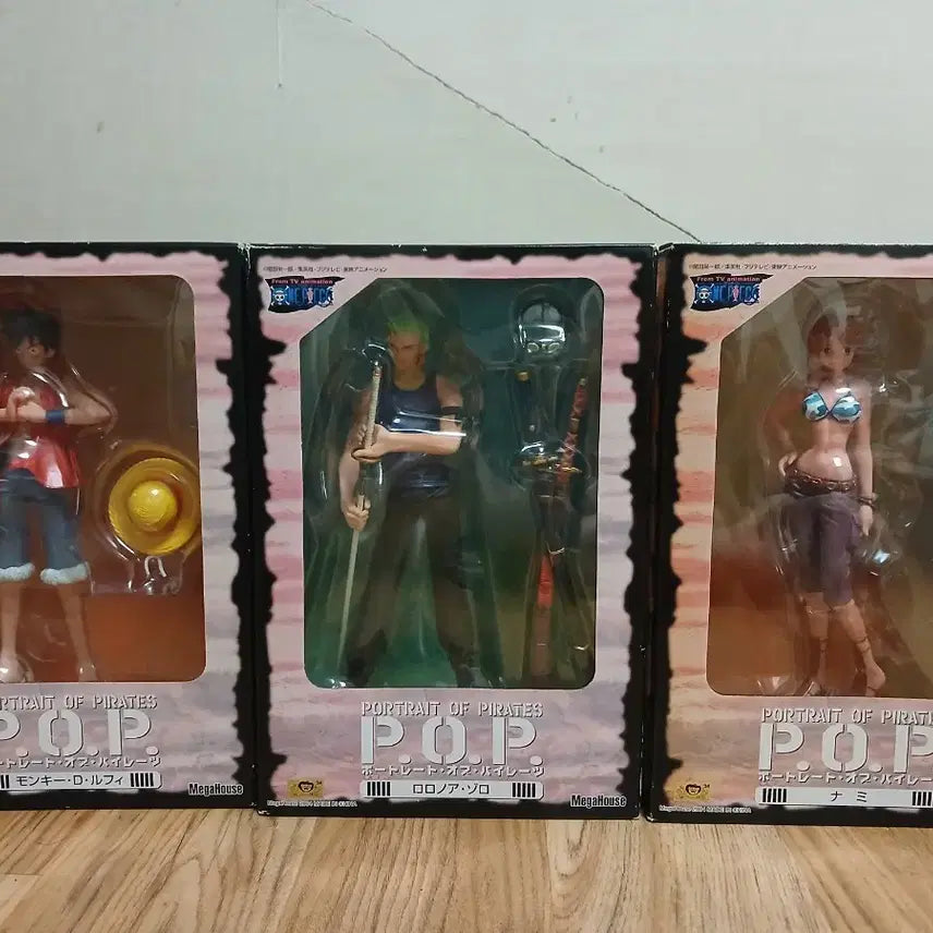 [BUNJANG] One Piece POP Luffy Zoro Nami Figure First Edition / 원피스 POP 루피 조로 나미 피규어 초판