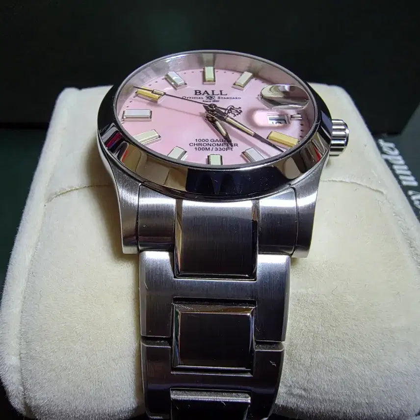 [BUNJANG] Ball Watch Engineer III Marvelight 36mm Automatic Watch / 볼워치 엔지니어3 마블라이트 36mm 핑크 오토매틱 24년 11월 스탬