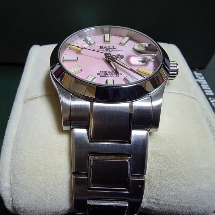 [BUNJANG] Ball Watch Engineer III Marvelight 36mm Automatic Watch / 볼워치 엔지니어3 마블라이트 36mm 핑크 오토매틱 24년 11월 스탬