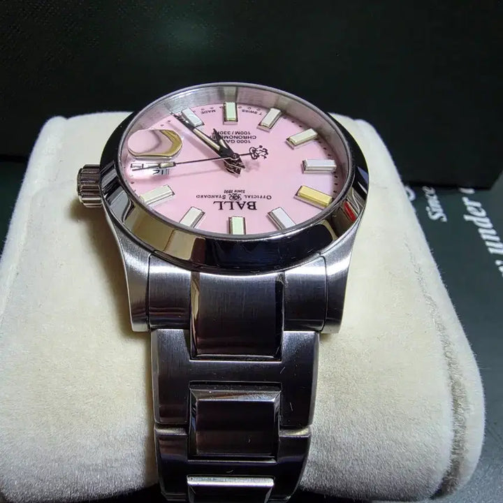 [BUNJANG] Ball Watch Engineer III Marvelight 36mm Automatic Watch / 볼워치 엔지니어3 마블라이트 36mm 핑크 오토매틱 24년 11월 스탬