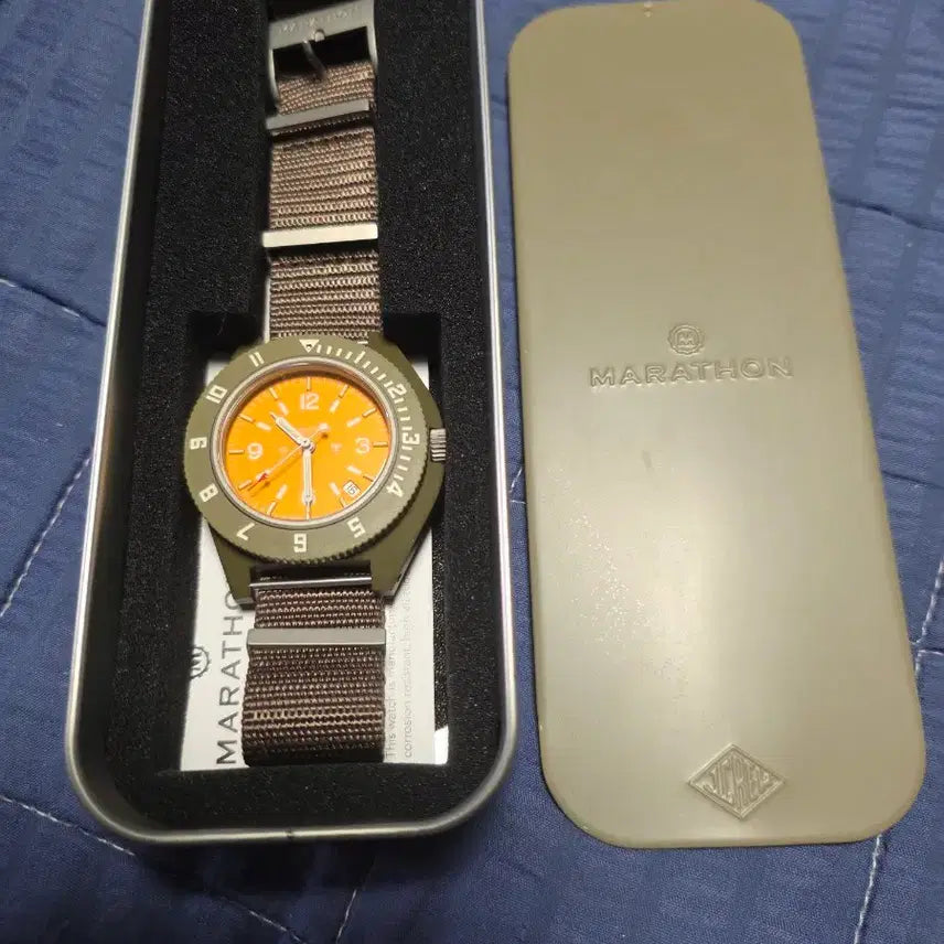 [BUNJANG] Marathon J.Crew Pilot Navigator Quartz 41mm Watch / 마라톤 제이크루 파일럿 네비게이터 쿼츠 41미리 쿼츠 시계구성품 겉박스