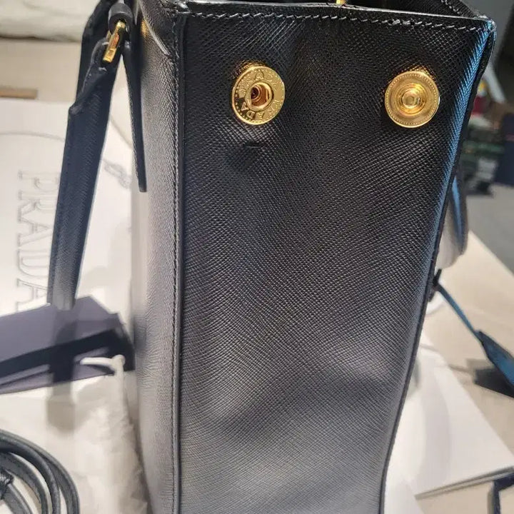 [BUNJANG] Prada B2490M Saffiano Lux Tote Crossbody Bag / 프라다 B2490M 사피아노 럭스백 토트 겸 크로스