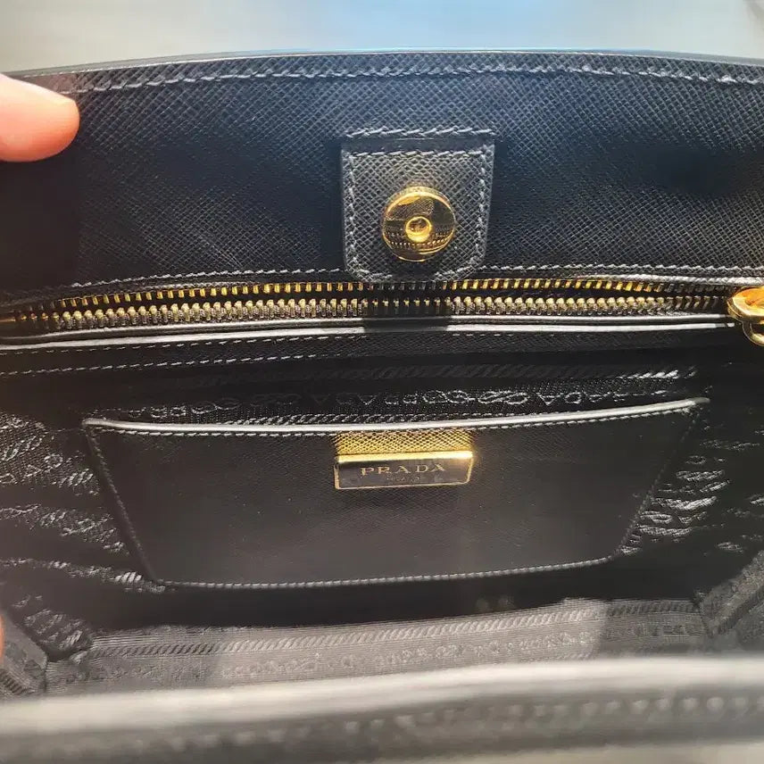[BUNJANG] Prada B2490M Saffiano Lux Tote Crossbody Bag / 프라다 B2490M 사피아노 럭스백 토트 겸 크로스