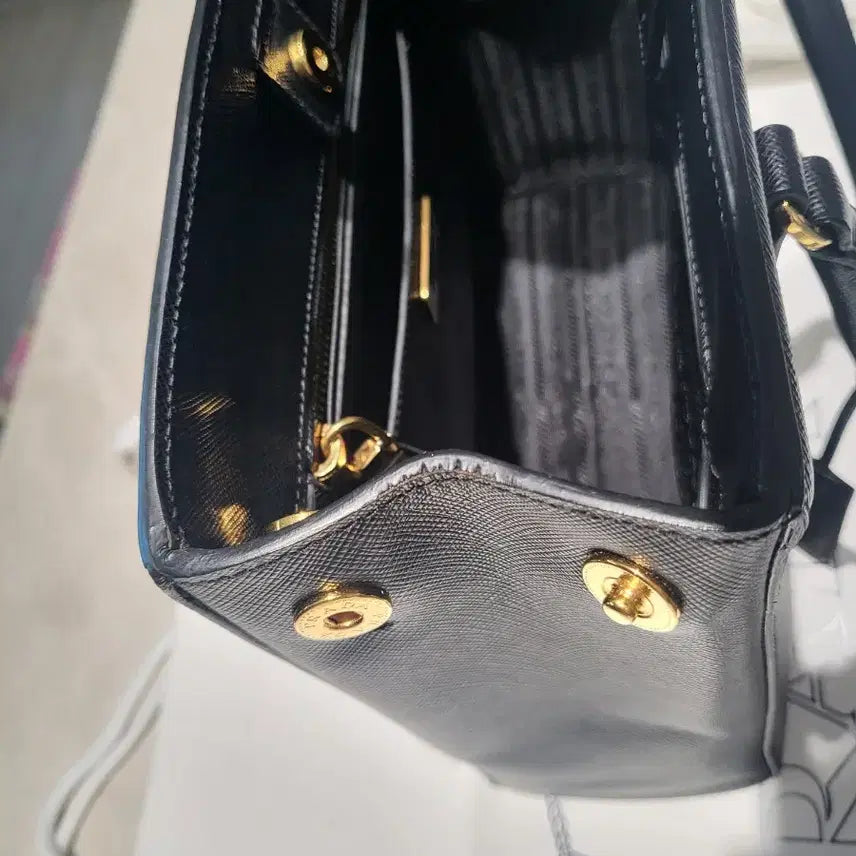 [BUNJANG] Prada B2490M Saffiano Lux Tote Crossbody Bag / 프라다 B2490M 사피아노 럭스백 토트 겸 크로스