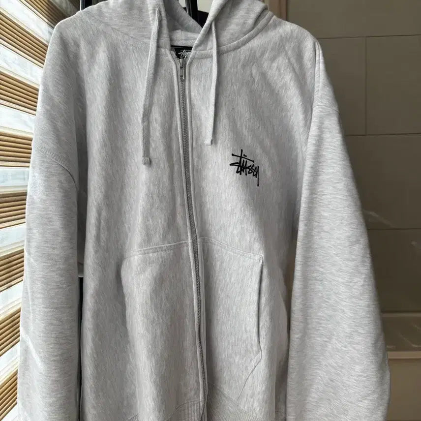 [BUNJANG] Stussy Ash Heather Hoodie XL / 스투시 후드집업 애쉬해더 xl