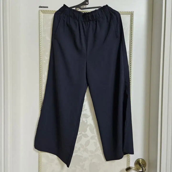 [BUNJANG] F2F Navy Wide Pants / F2F 네이비 와이드 팬츠
