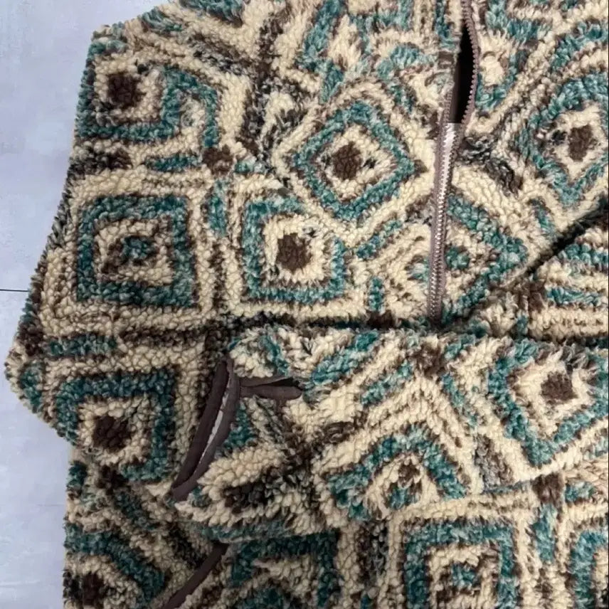 [BUNJANG] Nordic 2-way Fleece Jacket / 노르딕 2way 암홀 후리스 자켓 free(100-105)