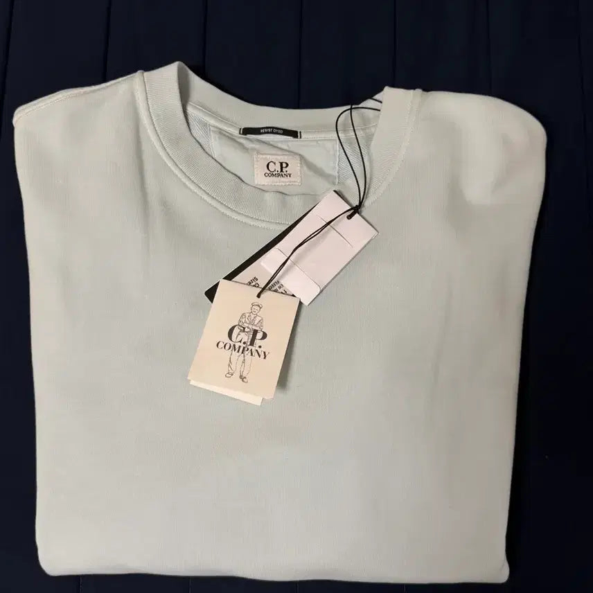 [BUNJANG] CP Company Light Blue Sweatshirt M / 씨피컴퍼니 맨투맨 라이트 블루 M 새상품