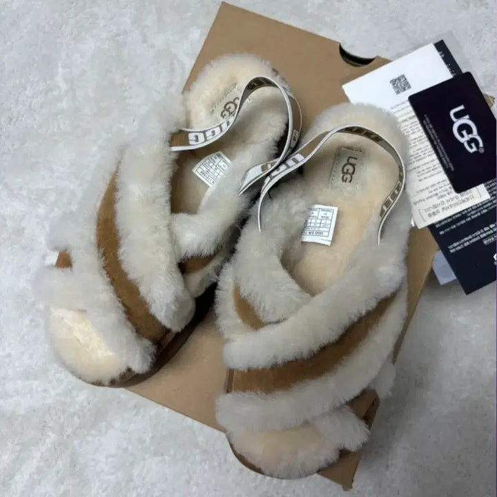 [BUNJANG] UGG Disco Cross Slide Sandals / 어그 디스코 크로스 슬라이드