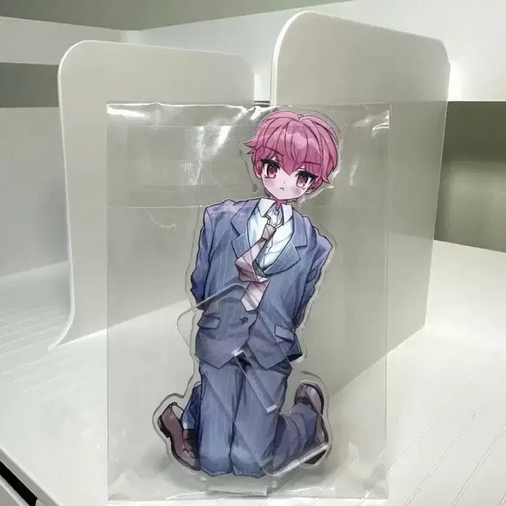 [SOLD OUT] 채대표 플레이브 밤비 비공식 굿즈 아크릴 스탠드 줄감개 이어폰 감개