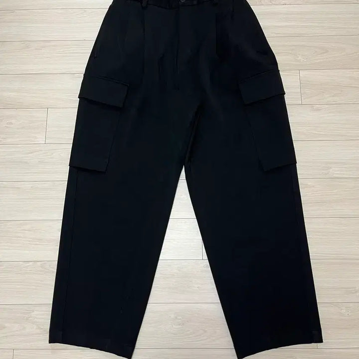 [BUNJANG] SIEG Black Cargo Pants S / SIEG 블랙 카고 배기 팬츠 S