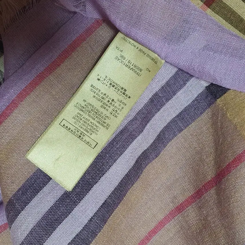 [BUNJANG] Burberry Check Scarf / 버버리 체크 머플러 스카프