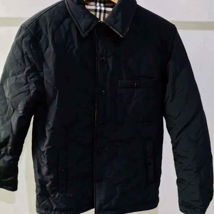 [BUNJANG] Burberry Men's Reversible Jumper Check / [S사이즈]버버리 양면용 남성 점퍼 체크 100사이즈정도