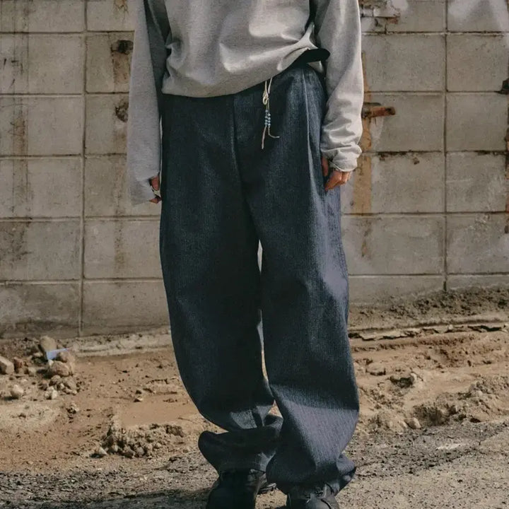 [BUNJANG] M Zero Curved Denim Pants / [M] 제로 커브드 데님팬츠