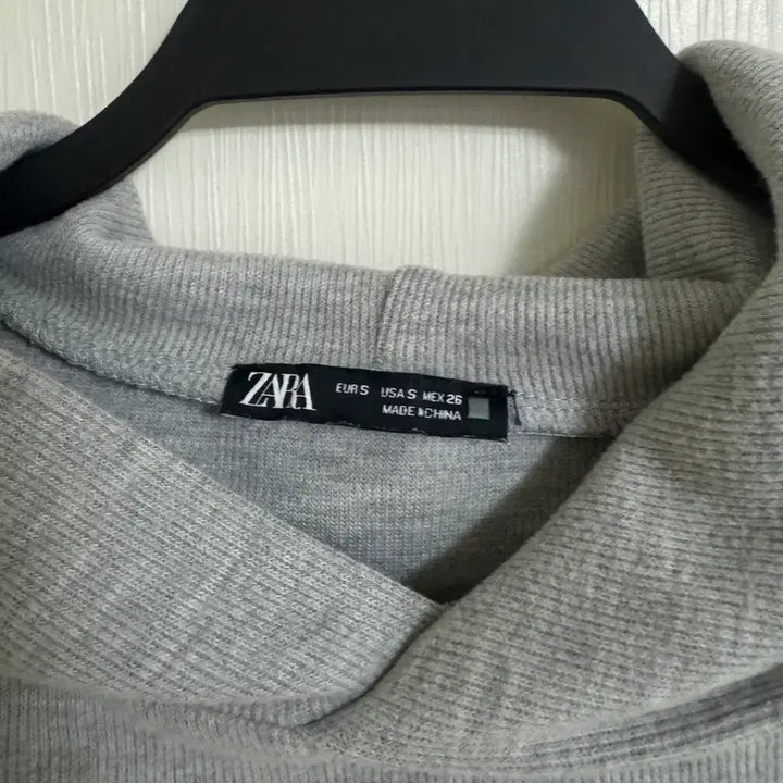 [BUNJANG] ZARA Gray Hoodie S / 자라 그레이 후드티 S