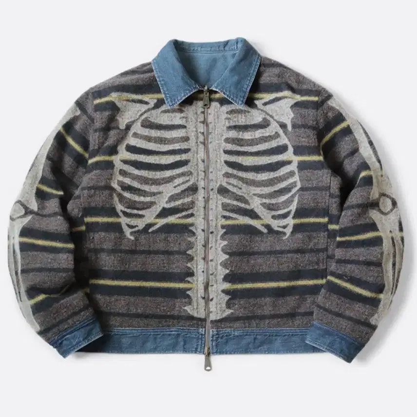 [BUNJANG] Capital Bone Lining Reversible Denim Jacket / [새상품] 캐피탈 본 라이닝 리버시블 데님자켓 3사이즈 판매합니다.