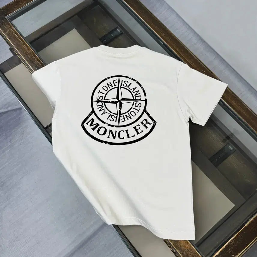 [BUNJANG] Moncler Big Logo Short Sleeve T-shirt / 몽클레어 빅로고 반팔티 티셔츠 남성