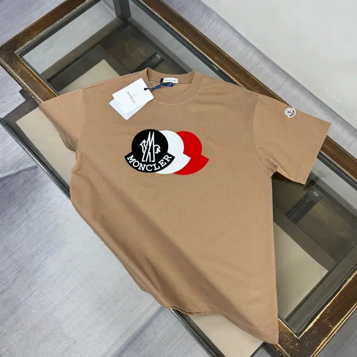 [BUNJANG] Moncler Men's Big Logo T-shirt (L) / 몽클레어 반팔티 티셔츠 남성 빅로고