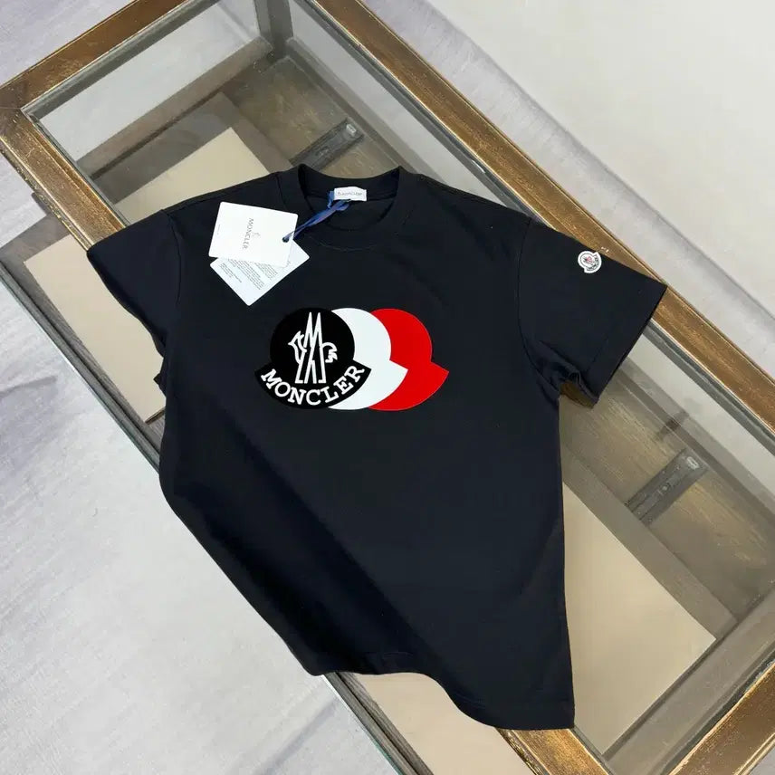 [BUNJANG] Moncler Men's Big Logo T-shirt (L) / 몽클레어 반팔티 티셔츠 남성 빅로고