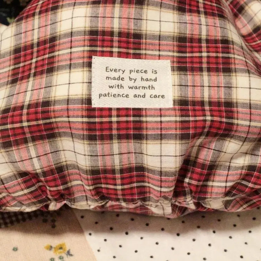 [BUNJANG] Handmade Ribbon Shirring Pouch / 핸드메이드 리본 밴딩 셔링 파우치