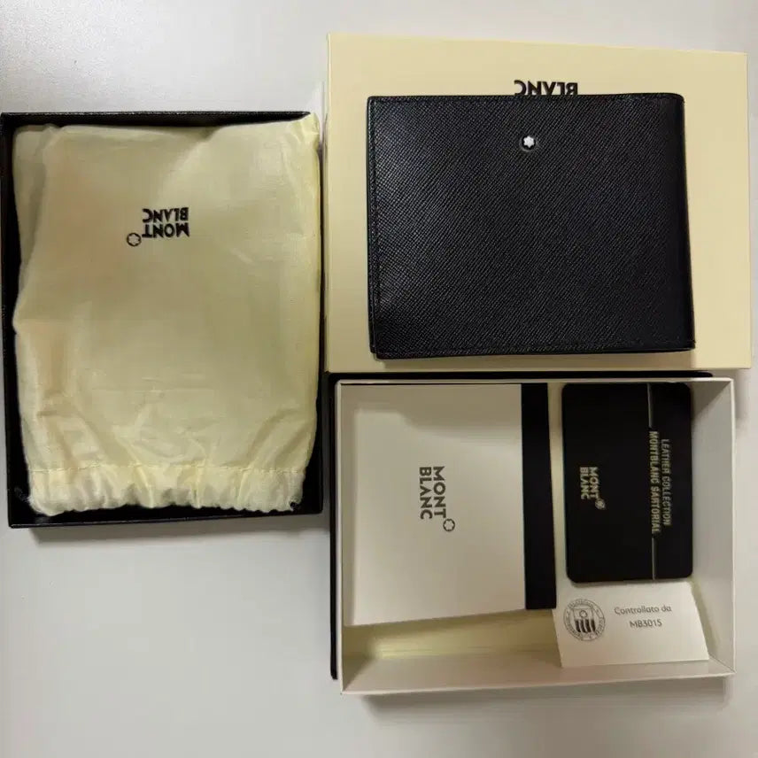 [BUNJANG] Montblanc Sartorial 6cc Wallet - Black / (정품 새상품) 몽블랑 사토리얼 6cc 반지갑 블랙 팝니다.