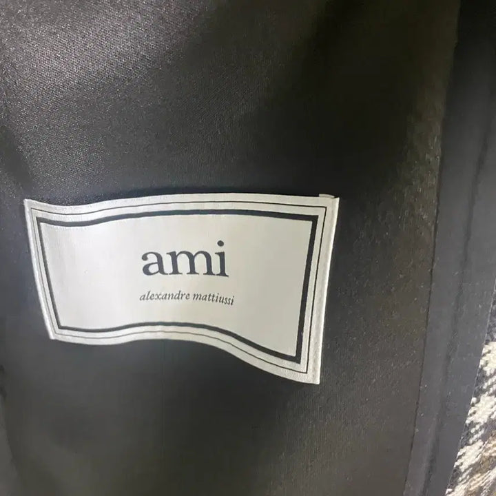 [BUNJANG] AMI 19FW P.O Check Coat / [L] 아미 19fw 피오 체크 코트