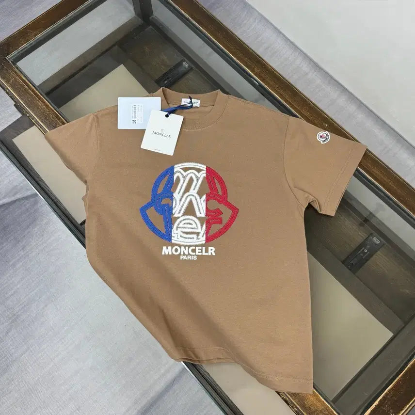 [BUNJANG] Moncler Big Logo T-shirt (XL) / [XL사이즈]몽클레어 빅로고 풀박 반팔티 티셔츠 남성 와팬로고