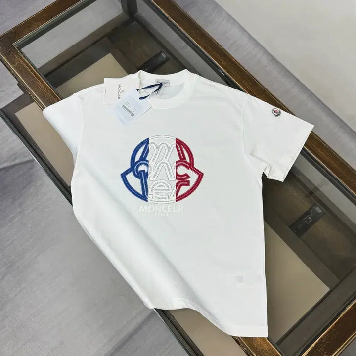 [BUNJANG] Moncler Big Logo T-shirt (XL) / [XL사이즈]몽클레어 빅로고 풀박 반팔티 티셔츠 남성 와팬로고