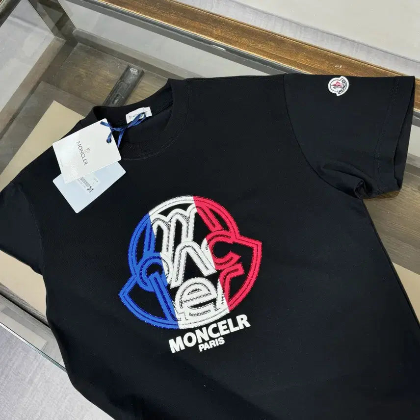 [BUNJANG] Moncler Big Logo T-shirt (XL) / [XL사이즈]몽클레어 빅로고 풀박 반팔티 티셔츠 남성 와팬로고