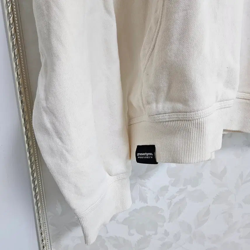 [BUNJANG] Grooverhyme Ivory Hoodie S / 미착용 grooverhyme 아이보리색 후드티 S