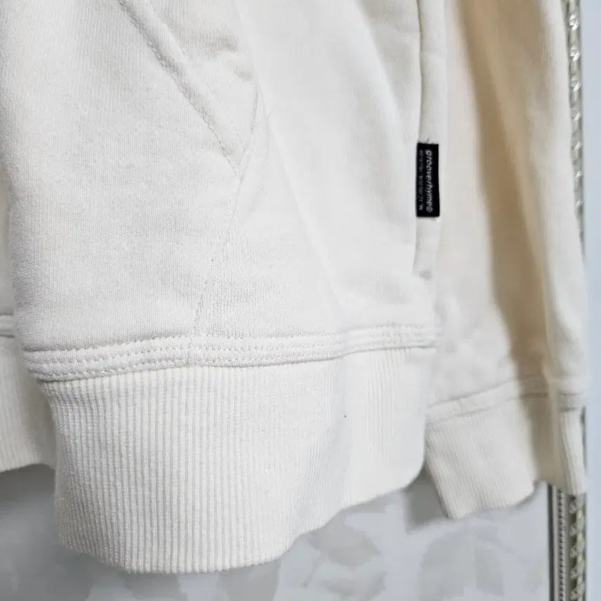 [BUNJANG] Grooverhyme Ivory Hoodie S / 미착용 grooverhyme 아이보리색 후드티 S