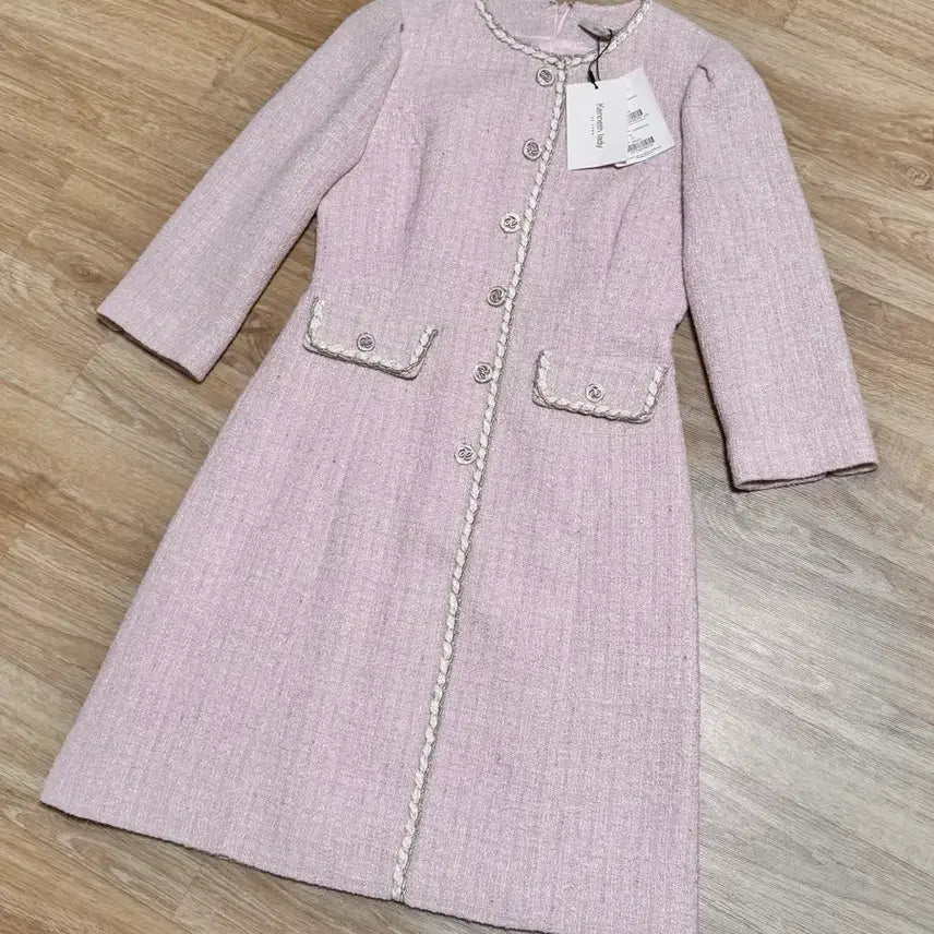 [BUNJANG] Kenneth Lady Tweed H-Line Dress (Size 55) / (새상품) 케네스레이디 트위드 h라인 원피스(55)