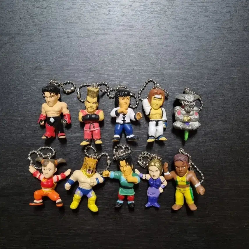 [SOLD OUT] 철권 캐릭터 피규어 키링 10종 세트