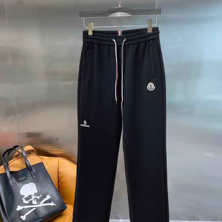 [BUNJANG] Moncler Jogger Pants Black / [XL]몽클레어 긴바지 면바지 와팬로고 조거 팬츠 블랙색상