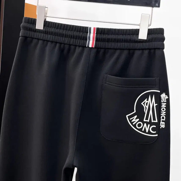 [BUNJANG] Moncler Jogger Pants Black / [XL]몽클레어 긴바지 면바지 와팬로고 조거 팬츠 블랙색상